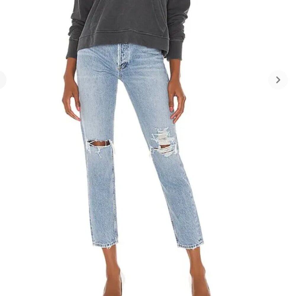 Agolde Jamie High Rise Classic Jean in Spectator